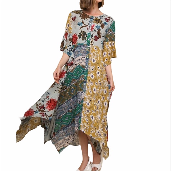 SALE Umgee NWT Boutique Maxi Dress Bohemian - Picture 5 of 9